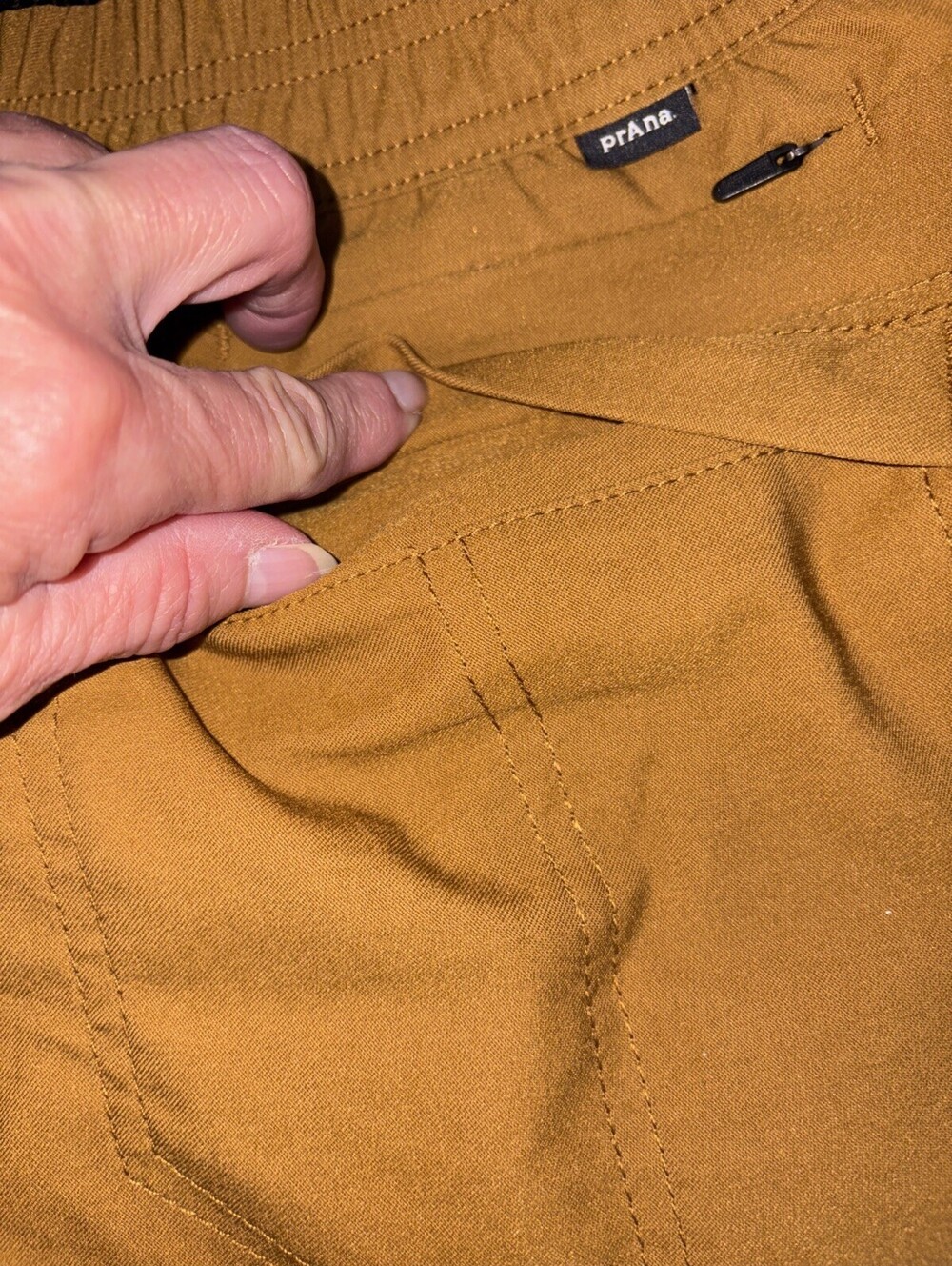 PrAna WOMENS HALLE SHORTS II SIZE 14 Antique Bronze 5” Inseam NWT $75 - Picture 10 of 10